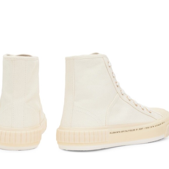 NEW Allsaints Dana Ghost High Top Sneaker - Picture 10 of 14